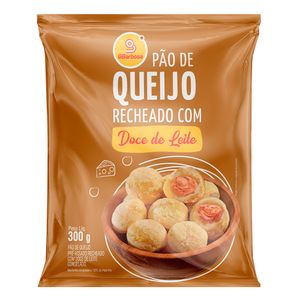 Pão de Queijo GBarbosa Recheado Dode de Leite 300g