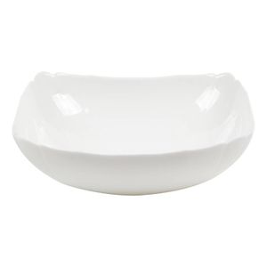 Bowl Krea Quadrado Opalino Vidro 29cm