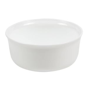 Bowl Krea Opalino Redondo Branco Vidro 16cm