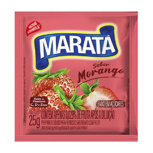 Refresco em Pó Maratá Morango 25g