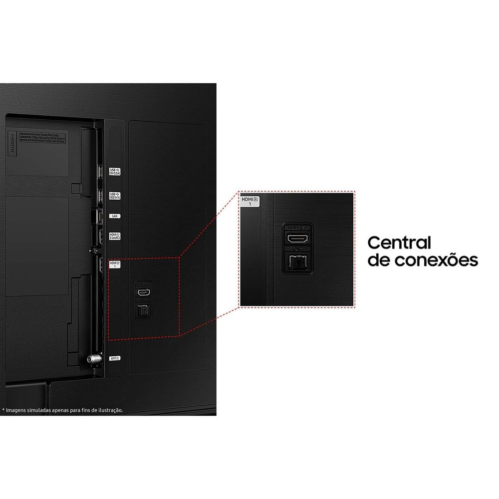 Smart TV 85 Polegadas Samsung Led 85DU8000 Gaming Hub 4K | GBarbosa