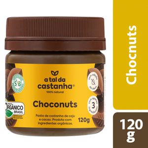 Pasta de Castanha de Caju e Cacau Orgânica A Tal Da Castanha Choconuts 120g