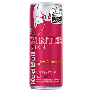 Energético Red Bull The Winter Edition Pêra e Canela Lata 250ml