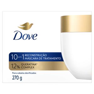 Máscara de Tratamento Dove 10 em 1 Reconstrução Caixa 270g
