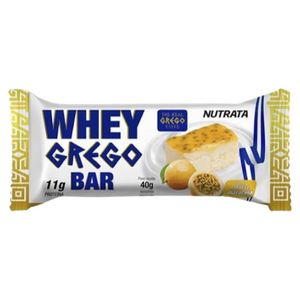 Barra de Proteína Nutrata Whey Grego Bar Mousse de Maracujá 40g