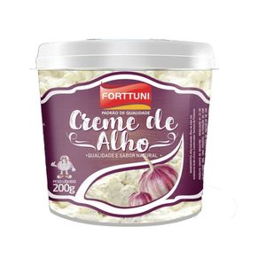 Creme de Alho Forttuni Natural 200g