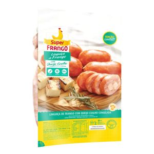 Linguiça de Frango com Queijo Super Frango Congelada 800g