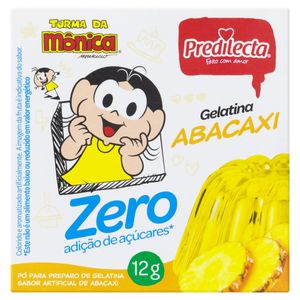 Gelatina em Pó Predilecta Zero Abacaxi 20g