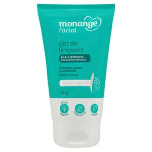 Gel de Limpeza Facial Monange Anti - Ressecamento Bisnaga 120g