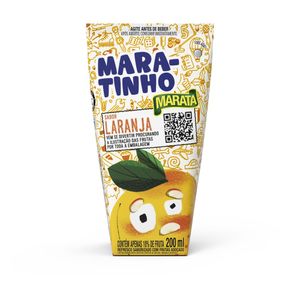 Bebida Mista Adoçada Maratá Laranja Tetra Pak 200ml