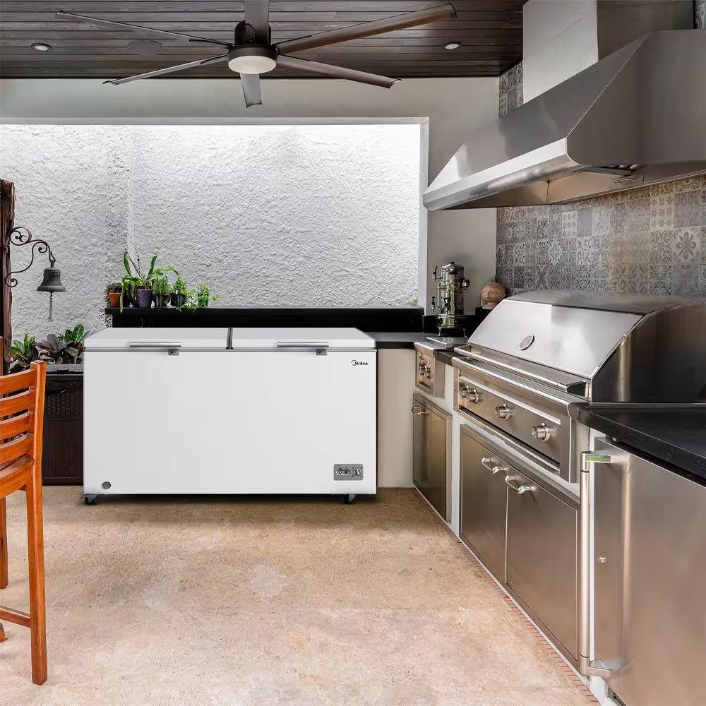 Freezer Horizontal Midea 2 Portas MDRC698FZD012 508l Branco 220V