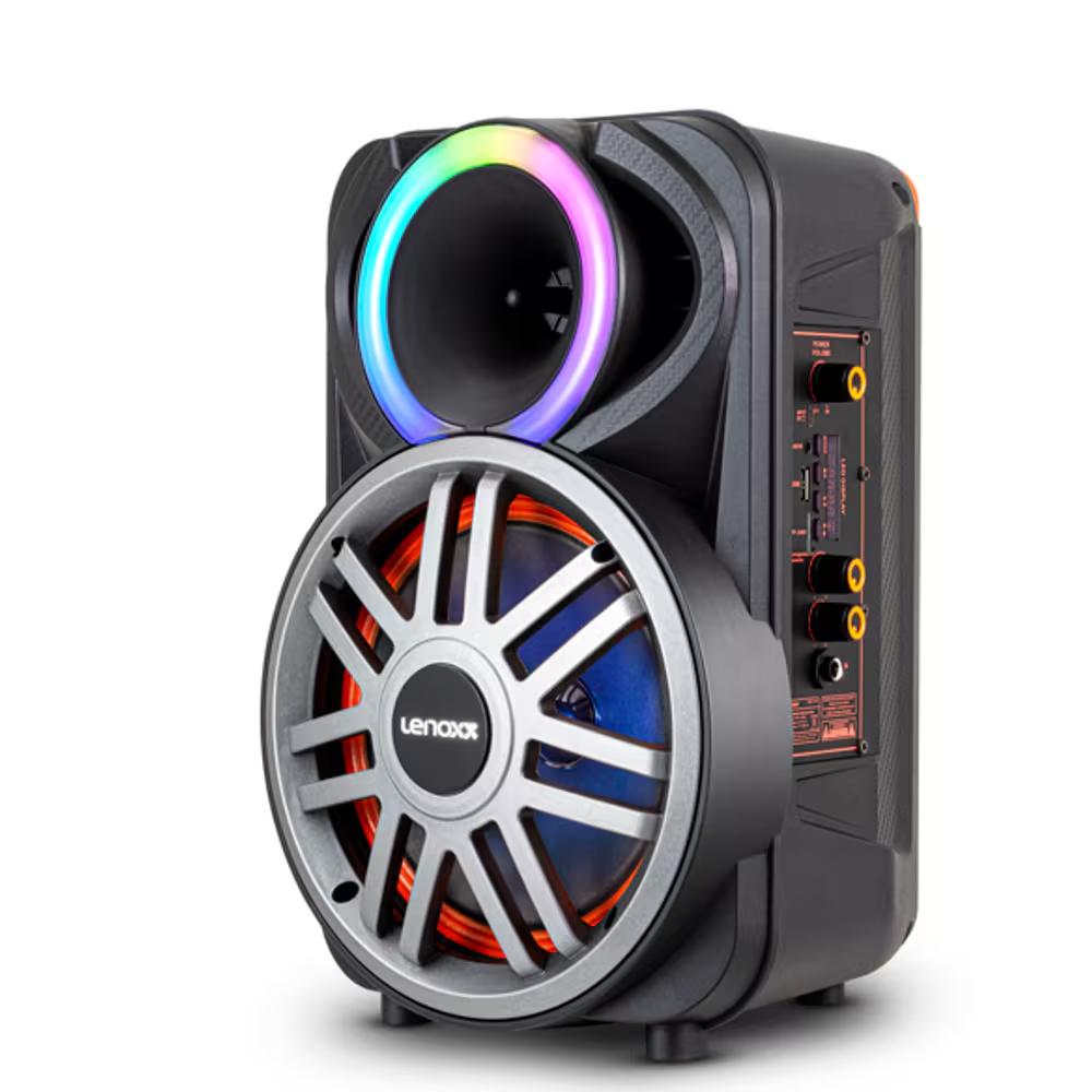 Caixa Amplificada Lenoxx LCA12 600W Preta Bivolt | GBarbosa