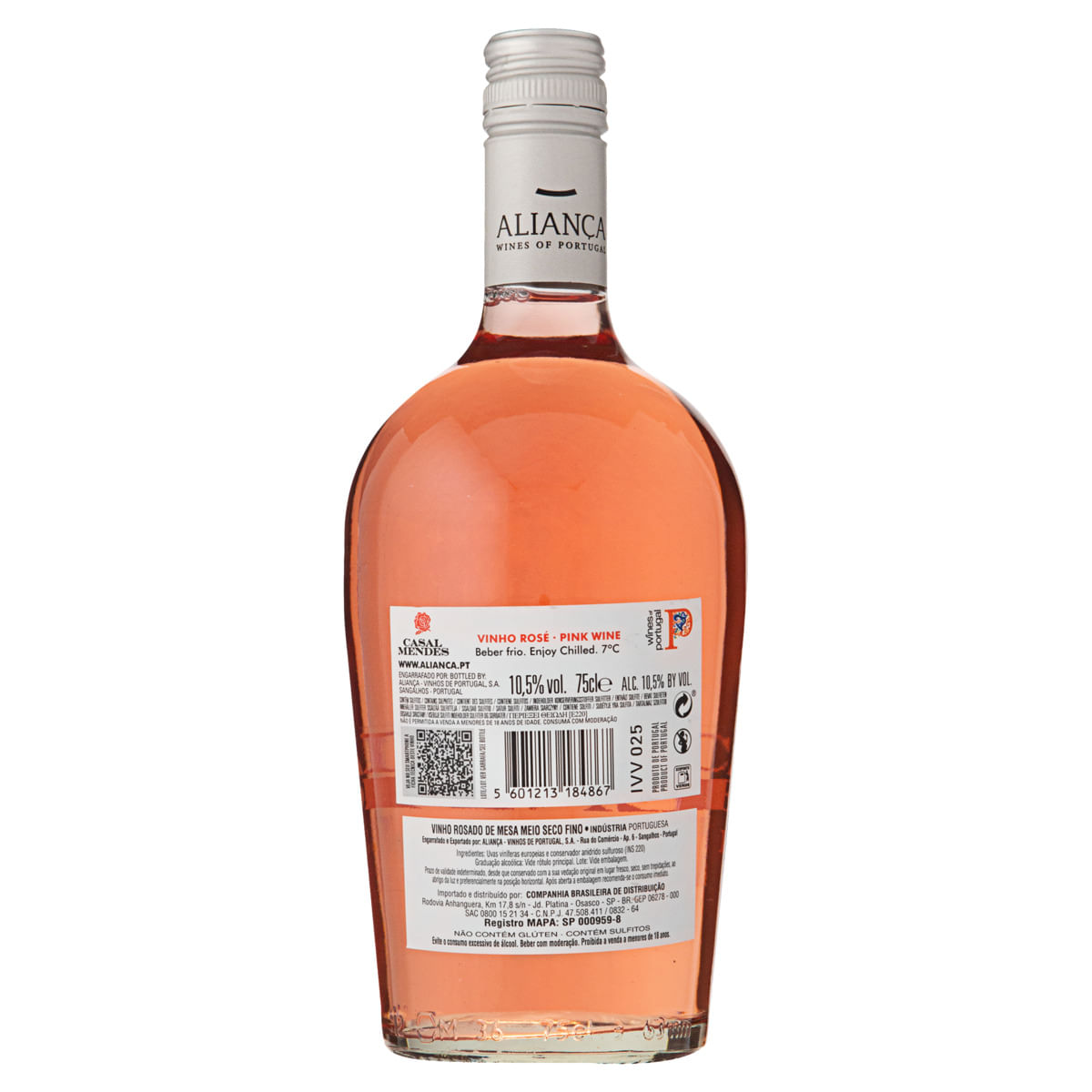 Vinho Português Casal Mendes Rosé Fino 750ml | GBarbosa