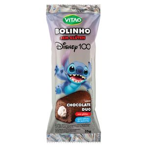 Bolinho Vitao s/ Glúten Lilo & Stitch Chocolate Duo 35g Edição Especial Disney