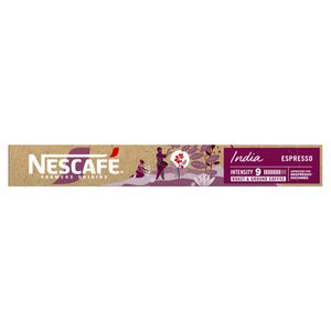 Café em Cápsula Nescafé Espresso Farmers Origins Índia Caixa 44g com 10 Unid