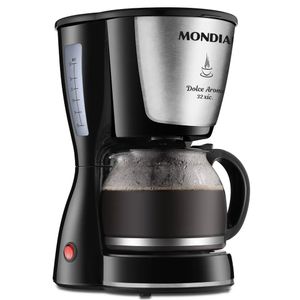 Cafeteira Elétrica Mondial Dolce Arome C-32 32 Xícaras Preta 127V