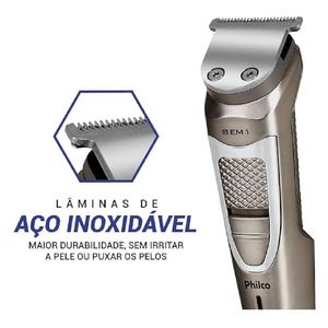 Aparador de Pelo Philco PAP16 Chumbo Bivolt