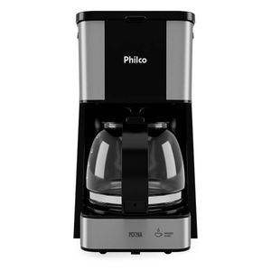 Cafeteira Elétrica Philco PCF20A 20 Xícaras Jarra de Vidro Preta 220V