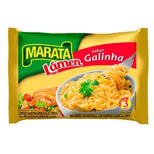 Macarrão Instantâneo Maratá Galinha Caipira 74g