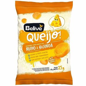 Salgadinho de Milho e Quinoa Belive Queijo 25g