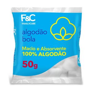 Algodão em Bola Family Care 50g