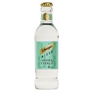 Bebida Mista Alcoólica Schweppes Gaseificada Mixed Citrus Vodka Garrafa 250ml
