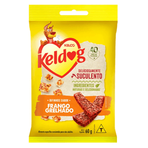 Bifinho p/ Cães KelDog Suculento Frango Grelhado 60g
