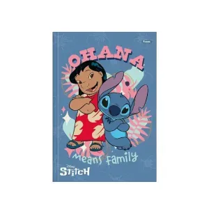 Caderno Foroni Brochura Stitch 80 Folhas