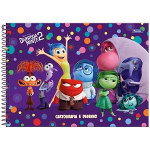 Caderno Foroni Cartografia Divertidamente 80 Folhas