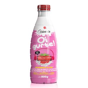 Iogurte Parcialmente Desnatado Cuisine&Co Morango 900g