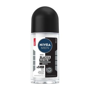 Desodorante Nivea Men Roll On Invisible For Black & White 50ml