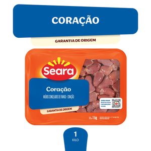 Coração de Frango Seara Congelado 1Kg