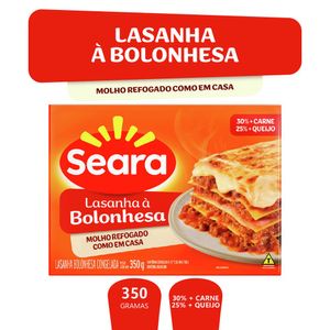 Lasanha Bolonhesa Seara 350g
