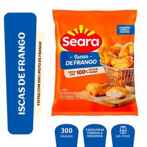 Iscas de Frango Seara Tradicional Empanado Crocante 300g