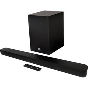 Soundbar JBL Cinema SB180 110W com 2.1 Canais, Bluetooth, ARC HDMI e Subwoofer Sem Fio