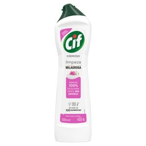 Saponáceo Cremoso Cif Multiuso Floral Squeeze 450ml
