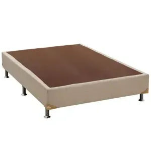 Base Box Casal Ortobom Camurca 1051611837 Bege