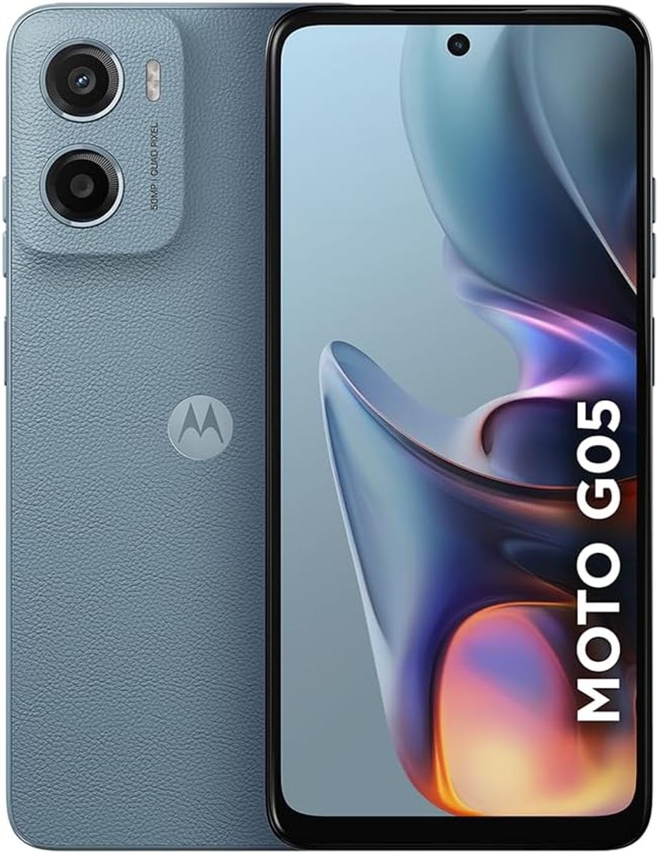 Smartphone Motorola Moto G05 128GB 4GB Cinza | GBarbosa