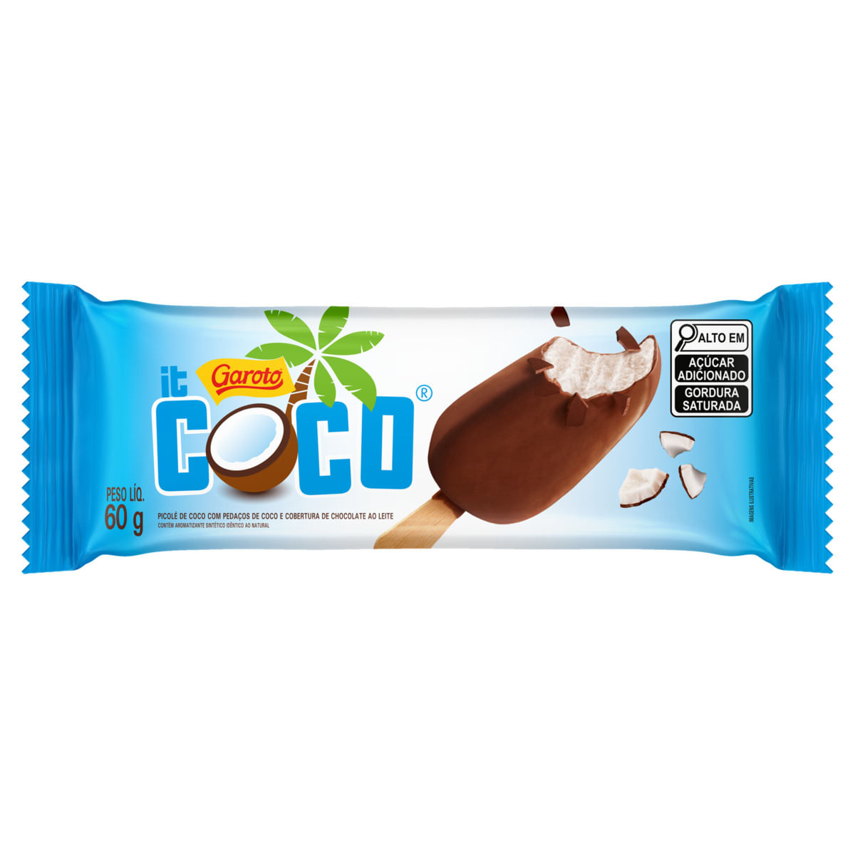 Picolé Garoto It Coco 60g | GBarbosa