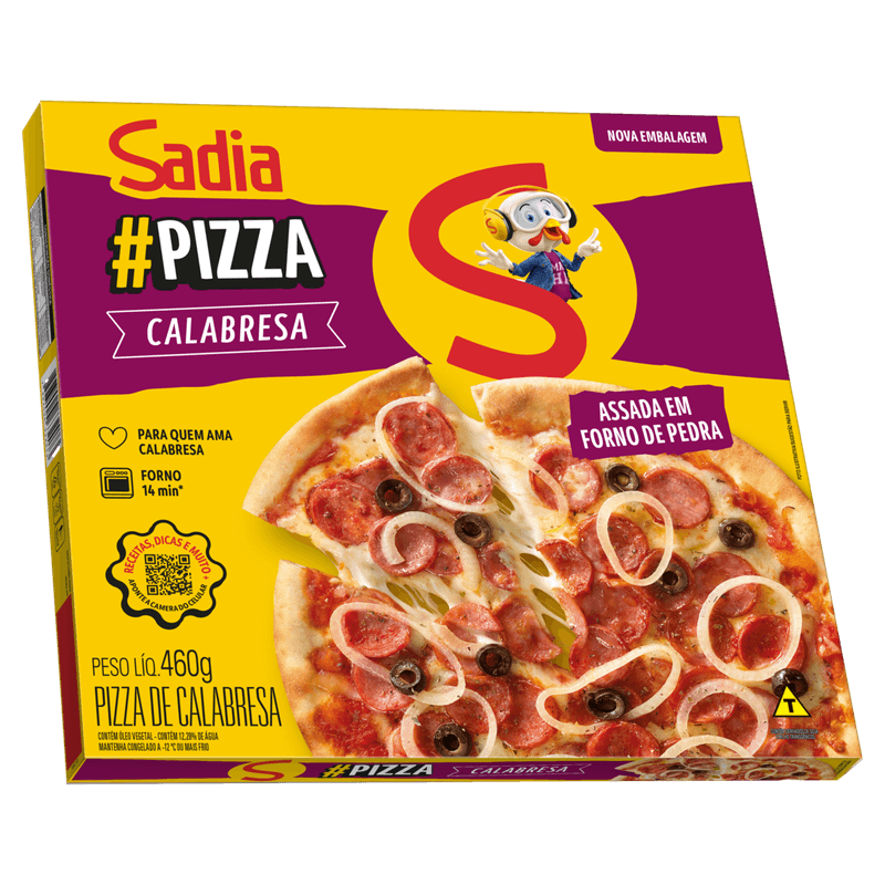 Pizza calabresa Sadia