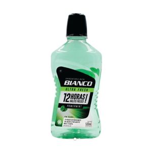 Enxaguante Bucal Bianco Ultrafresh sem Álcool Powermint 500ml