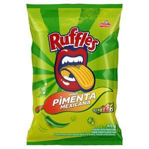 Batata Frita Ruffles Elma Chips Ondulada Pimenta Mexicana 65g