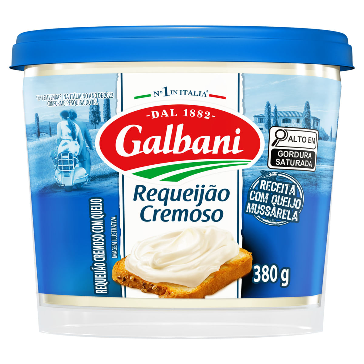 Requeijão Cremoso Com Queijo Galbani 380G