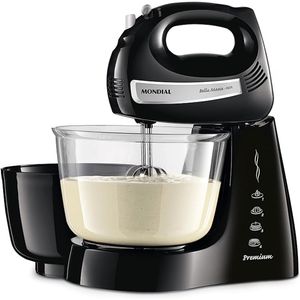 Batedeira Mondial B-23-NP Bella Massa Preta 220V
