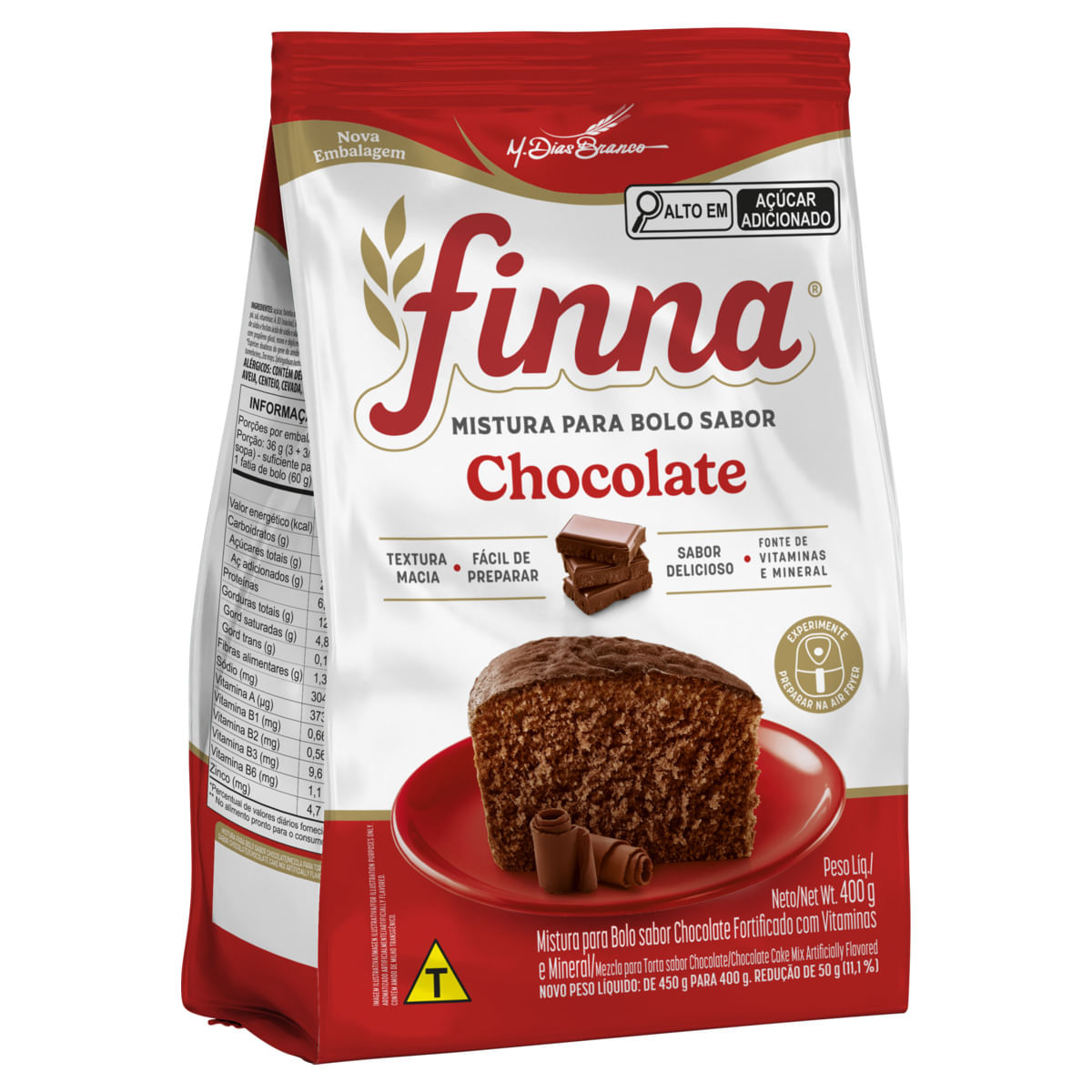Mistura Bolo Finna Chocolate 400g