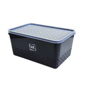 Multiuso Uz Multi Retangular Plastico Preto 2 Litros