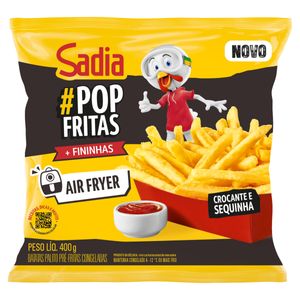 Batata Pré-Frita Palito Fininha Sadia Air Fryer  #Pop Fritas Congelada Pacote 400g