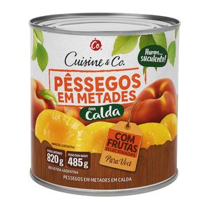 Pêssego em Calda Cuisine&Co Lata 485g
