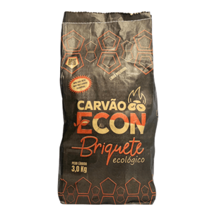 Carvão Econ Briquete 3Kg