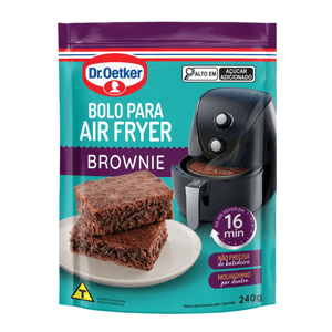 Mistura para Bolo Air Fryer Dr.Oetker Brownie Sachê 240g